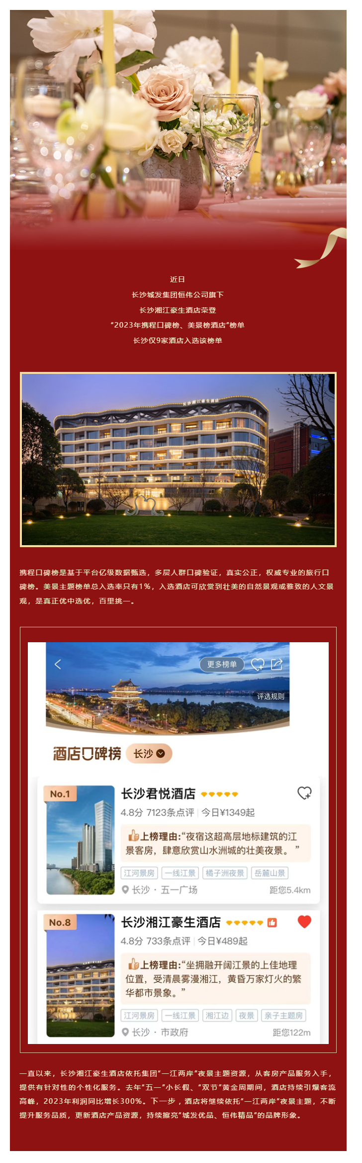 長沙湘江豪生酒店榮登“2023年攜程口碑榜、美景榜酒店”.png